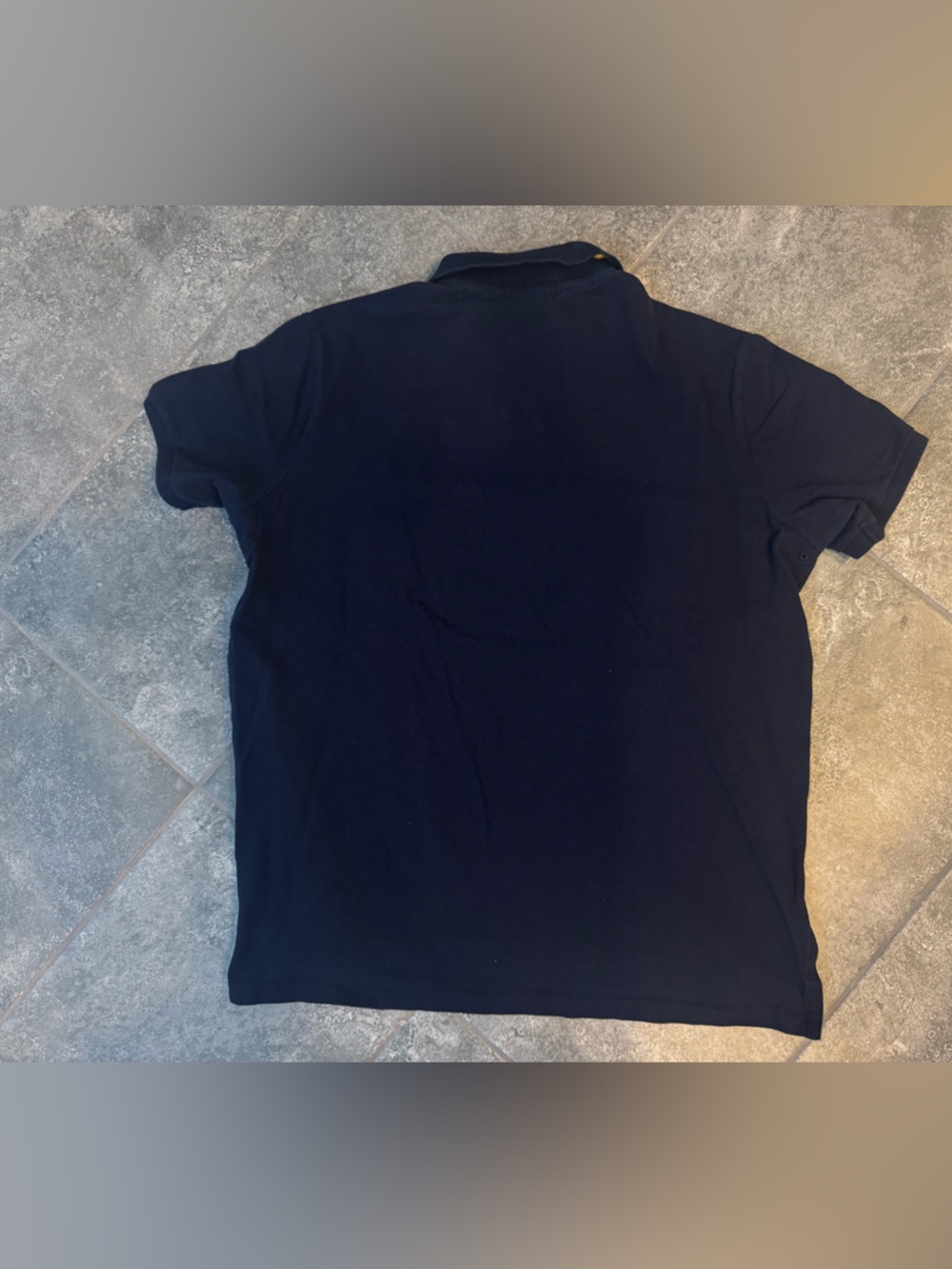 Polo Ralph Lauren yellow big pony navy polo shirt men’s XL - Picture 6 of 6